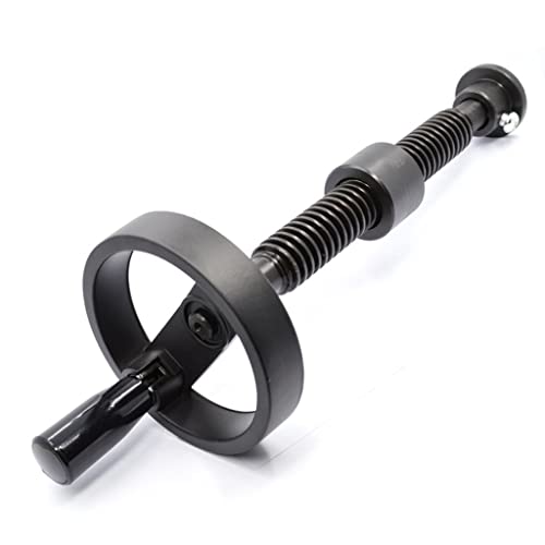 T20 Trapezgewindespindel-Satz, Länge 250 mm – 1000 mm, T-Gewindespindel mit Handrad, Handkurbelspindel, Handraddurchmesser 100 mm(1000mm) von ZTZTZ
