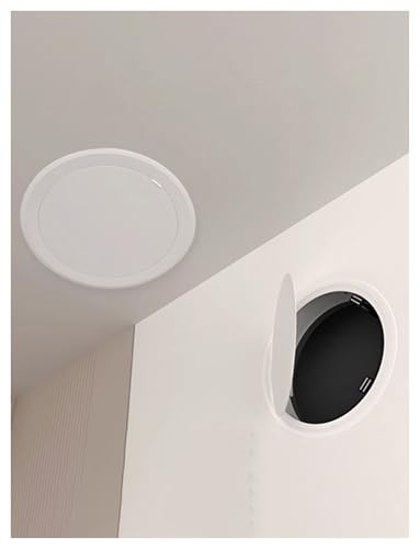 Verdeckte Service-Inspektionsluke/Zugangslochabdeckung, runde Zugangsklappe for Decke und Wand(250x250 mm/9.8x9.8in) von ZTZTZ
