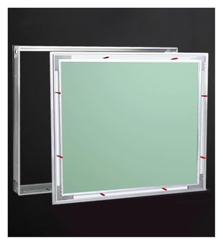 Zugangsklappe mit Rahmen aus Aluminiumlegierung, Inspektionsluken Metall for Wände und Decken, Lochabdeckung for Trockenbauwände(57.5x57.5cm/22.6x22.6'') von ZTZTZ