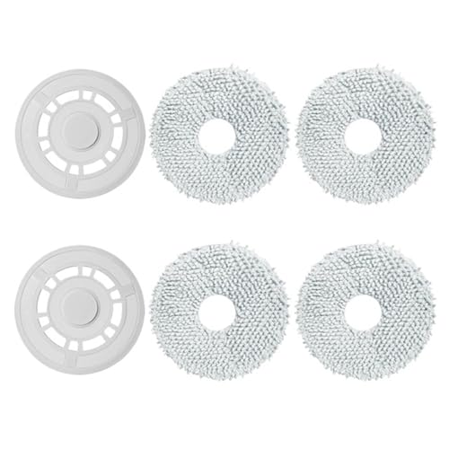 Wischtuchhalter, Kompatibel Mit Dreame, L10s Ultra/S10/S10 Pro/X10, Kompatibel Mit Xiaomi, Kompatibel Mit Mijia, OMNI All-in-One-Roboterstaubsauger B101CN Wischlappen(6pcs) von ZUADZAFC
