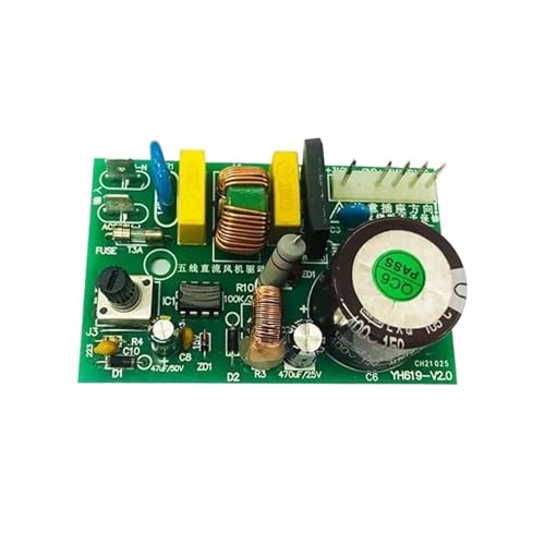 ZUADZAFC DREI-Draht-Fünf-Draht-DC-Lüftermotor-Antriebsplatine Elektronisch Gesteuerter Konverter Frequenzumwandlung Klimaanlage Univers(YH-65FA Drive Board) von ZUADZAFC