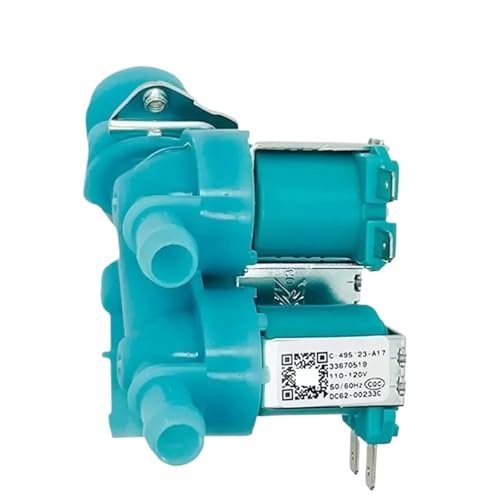 ZUADZAFC Elektrisches Wassereinlass-Magnetventil, Kompatibel Mit Samsung, Waschmaschine DC62-00233C, Trommelwaschmaschinenteil von ZUADZAFC