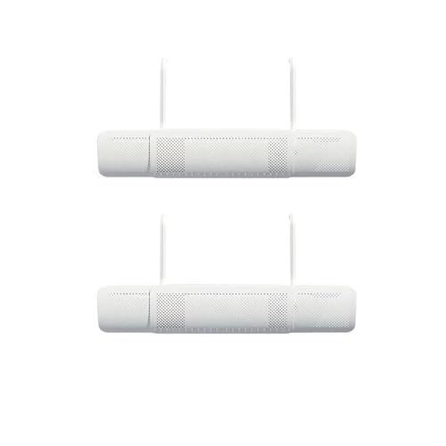 ZUADZAFC Klimaanlagen-Windschutz, Anti-Direktblasen, Skalierbare, Einstellbare Windführungsabdeckung, Auslassblende, Windschutzscheiben-Staubschutz(2pcs) von ZUADZAFC