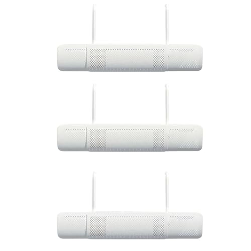 ZUADZAFC Klimaanlagen-Windschutz, Anti-Direktblasen, Skalierbare, Einstellbare Windführungsabdeckung, Auslassblende, Windschutzscheiben-Staubschutz(3pcs) von ZUADZAFC