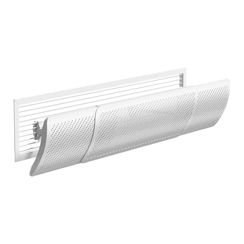 ZUADZAFC Windabweiser for Zentrale Klimaanlagen, Einziehbar, Winddicht, Direktblasend, Schallwand, Windschutzhalterung for Schlafzimmer(61-120cmX16cm) von ZUADZAFC