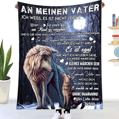 Kuscheldecke Flauschige, An Meinen Vater Personalisierte Nachricht Brief Decke, Super Weich Sofadecke Weiche Warme Couch Decken Sofa Decken Wohndecke Schlafdecke, Geburtstag, Weihnachten Geschenke Kuscheldecke Flauschige, An Meinen Vater Personalisierte Nachricht Brief Decke, Super Weich Sofadecke Weiche Warme Couch Decken Sofa Decken Wohndecke Schlafdecke, Geburtstag, Weihnachten Geschenke von ZUCZUG