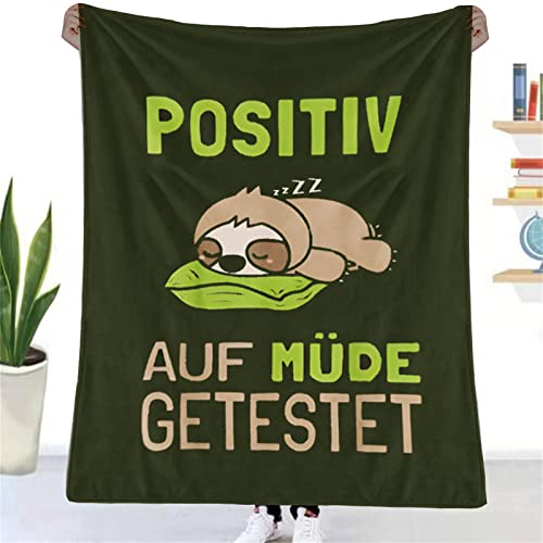 ZUCZUG Geschenke für Papa zum Geburtstag Vatertag, Kuscheldecke Flauschige Personalisierte Geschenke Faultier Decke An Meinen Papa, Super Weiche Flanelldecke Wohndecke für Bester Papa von ZUCZUG