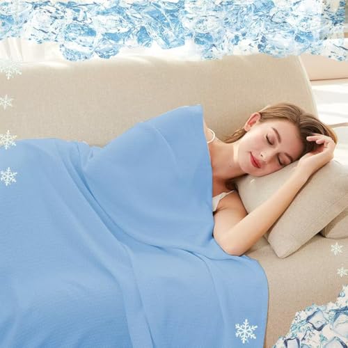 ZUCZUG Kühldecke Kühlende Decke Sommer für Heißen Nächte, Sommerdecke Bambus Microfaser Leichte Kühldecke, Selbstkühlende Decke für Kann Körper Kühl Halten für Bett Sofa überall von ZUCZUG