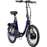 ZÜNDAPP E-Bike 20 Zoll, RH: 38 cm, 3-Gang - blau von ZÜNDAPP