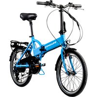 ZÜNDAPP E-Bike 20 Zoll, RH: 37 cm, 6-Gang - blau von ZÜNDAPP