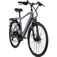 ZÜNDAPP E-Bike Trekking »Z810«, 28 Zoll, RH: 48 cm, 24-Gang - grau von ZÜNDAPP