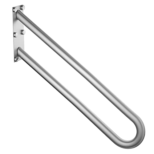 71.1 cm U-förmiger Handlauf für 1–5 Stufen – 3.2 cm Rohr, ZUEXT Satin gebürstetes Nickel-Edelstahl, Sicherheits-Haltegriff, Wandmontage, Eingang, Innen- und Außentreppe von ZUEXT