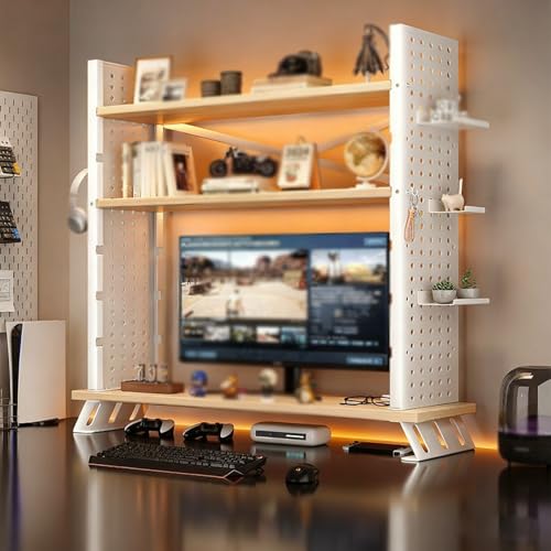 Lift Schreibtisch Bücherregal Schlafsaal Bücherregal Schreibtisch Küche Schlafsaal Home Office Bücherregal(White three-layer combination,70cm/27in) von ZUGIATP