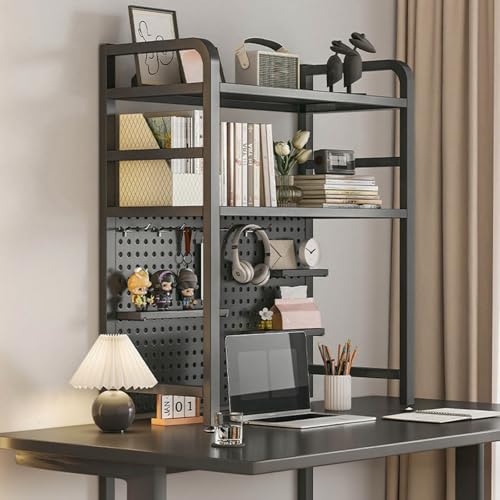 ZUGIATP Desktop-Bücherregal Computer-Desktop-Bücherregal 2-lagiges Multifunktionales Arbeitsplatten-Schreibtisch-Lagerregalregal Geeignet Für Home-Office-Schlafsäle(A Double-Layer Black,135cm/53in) ZUGIATP Desktop-Bücherregal Computer-Desktop-Bücherregal 2-lagiges Multifunktionales Arbeitsplatten-Schreibtisch-Lagerregalregal Geeignet Für Home-Office-Schlafsäle(A Double-Layer Black,135cm/53in) von ZUGIATP