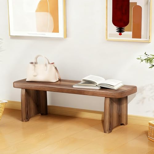 ZUGIATP Geeignet Für Eingangsbänke Aus Holz Im Außenbereich Breite Und Dicke Sitzfläche Mit Zapfenverbindungsstruktur Für Gartenbänke(150 * 20 * 15cm/59 * 7 * 5in) von ZUGIATP