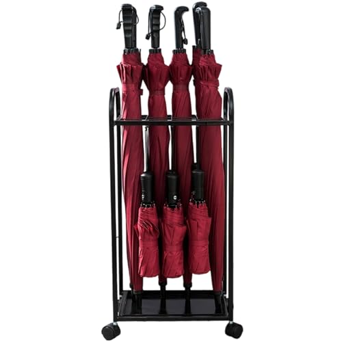 ZUGIATP Regenschirmhalter Mit Abtropfschale Schirmständer Goldener Metall-Regenschirm-Stand Große Kapazität Mit Ablaufwanne Für Flur Büro Veranda-Türeingänge(Black,36 * 25 * 68cm/14 * 9 * 26in) ZUGIATP Regenschirmhalter Mit Abtropfschale Schirmständer Goldener Metall-Regenschirm-Stand Große Kapazität Mit Ablaufwanne Für Flur Büro Veranda-Türeingänge(Black,36 * 25 * 68cm/14 * 9 * 26in) von ZUGIATP