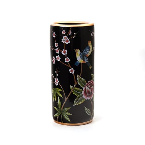 ZUGIATP Zylindrischer Schirmständer Regenschirmständer Für Den Eingang Bodenstehender Aquarium- Regenschirmeimer Für Flur Büro Veranda-Türeingänge(J) von ZUGIATP