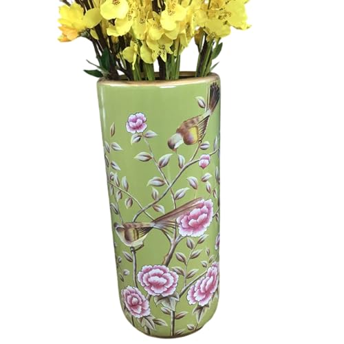 ZUGIATP Zylindrischer Schirmständer Regenschirmständer Für Den Eingang Bodenstehender Aquarium- Regenschirmeimer Für Flur Büro Veranda-Türeingänge(U) von ZUGIATP