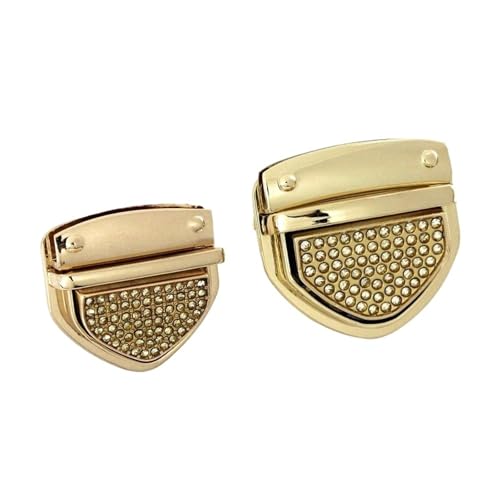 1 stücke Metall Strass Zunge Lock Verschluss Drehen Twist Schalter Schnalle for Tasche Gepäck Hardware DIY Leder Handwerk Zubehör(Lagre) von ZUGLQYSX