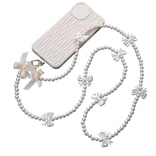 120CM Perlen Perlen Telefon Lanyard Outdoor Tragetasche Crossbody Gurt Hängendes Seil Lange Kettenriemen DIY Universal Anti-Verlust(Style5) von ZUGLQYSX