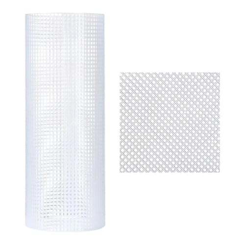 Handtaschenzubehör, Plastiktüte, Netzgitter, robustes schwarz-weißes Segeltuch, Taschenblätter, 33 x 50,0 cm, Netzstoff(White Small Grid) von ZUGLQYSX
