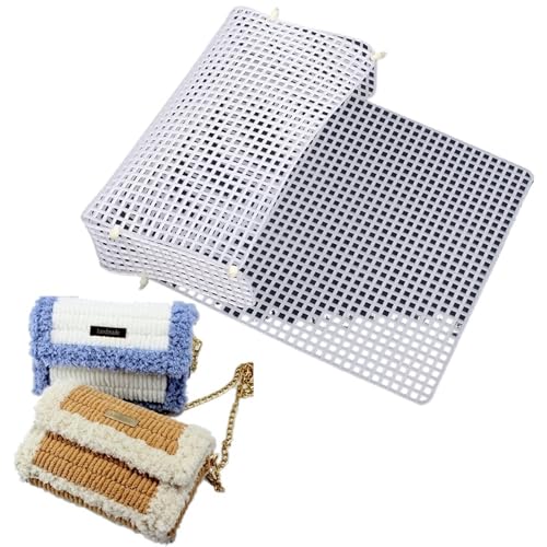 Hilfsblatt for Stricken und Weben, Kunststoff-Netzblatt, DIY-Tasche, DIY-Taschenzubehör, Easy Knit Helper(Style1) von ZUGLQYSX