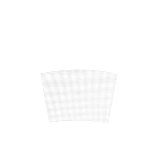 Netzabdeckung, 1 Set, schwarz/weiß, Kunststoffnetz, Segeltuchtaschenblätter, Kunststoffnetzabdeckung, DIY-Bastelhandtaschenzubehör, Garnbasteln, Stricken(White Large Grid) von ZUGLQYSX
