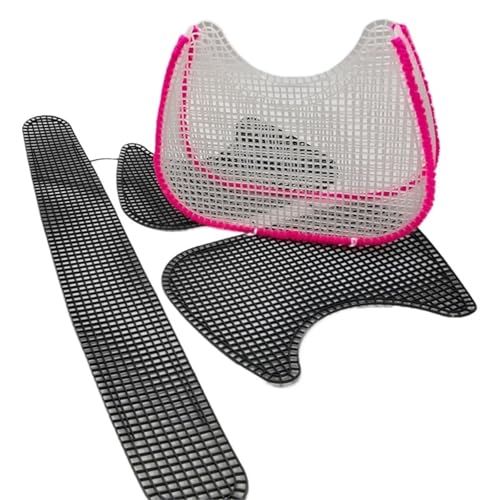 Strick-Tragetasche, Schultertasche, Handtasche, Netz, Strickfutter, Weben, Kunststoffnetz, Samtbesatz, Werkzeuge, einfacher Strickhelfer(Color 6) von ZUGLQYSX