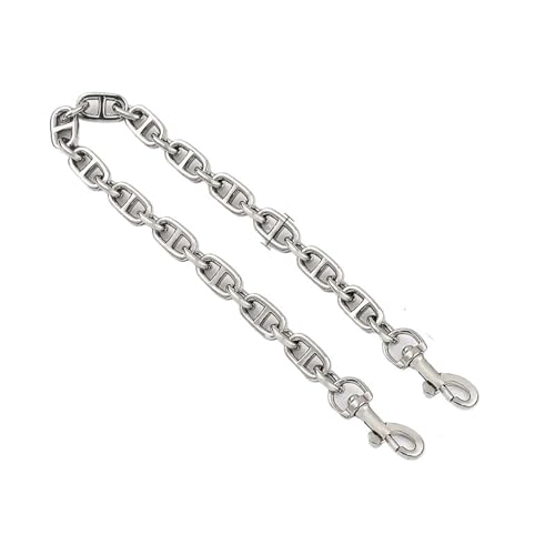 Taschengurt Crossbody Schultergurt Handtaschenkette Gürtelgurte Taschenkette Zubehör(Silver,100cm) von ZUGLQYSX