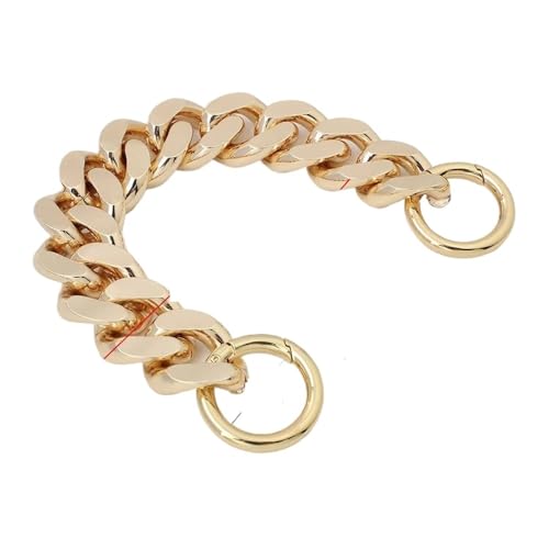 Taschenkette Taschengurt Taschenteile DIY Griffe Zubehör Handtaschengurte(5 pieces,Gold 60cm) von ZUGLQYSX