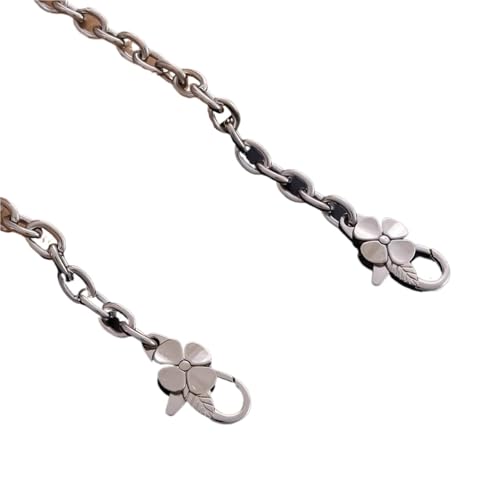 Taschenkettenriemen Ersatz-Geldbörsenkette Schultertaschenriemen Handtaschengriffketten(Silver,90cm) von ZUGLQYSX