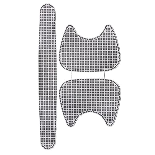 Werkzeuge Unterarmtasche Mesh Strickfutter Weben Kunststoff Blatt Zubehör Samt DIY Trim(Color 1) von ZUGLQYSX