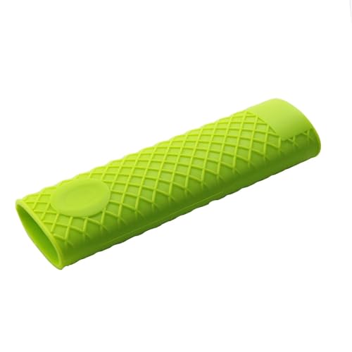 ZUGLQYSX 1 Stück verdickte Silikon-Pfannengriffabdeckung, Wärmedämmungsabdeckung, Anti-Rutsch-Pfannengriffabdeckung, Gummiabdeckung for Bratpfannengriff(Green) von ZUGLQYSX