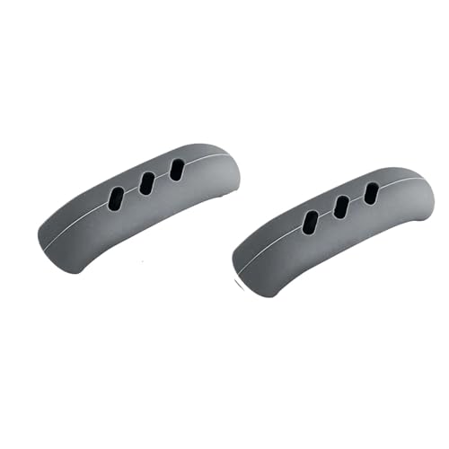ZUGLQYSX 2Pcs Silikon Pan Griff Abdeckung Wärmedämmung Unterstützen Griff Halter Grip Hülse Küche Gadgets(Gray) von ZUGLQYSX