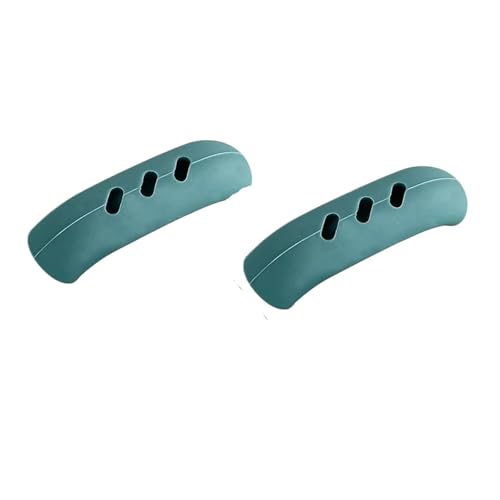 ZUGLQYSX 2Pcs Silikon Pan Griff Abdeckung Wärmedämmung Unterstützen Griff Halter Grip Hülse Küche Gadgets(Green) von ZUGLQYSX