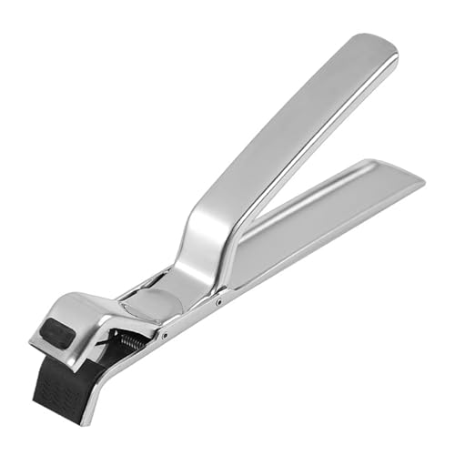 ZUGLQYSX Anti-VerbrüHungs-Clips Edelstahl Anti-Verbrühungs-Clip Hitzebeständiger Tellergreifer mit langem Griff Küchenwerkzeug for Zuhause FüR TöPfe, Hot Bowl(1PC) von ZUGLQYSX