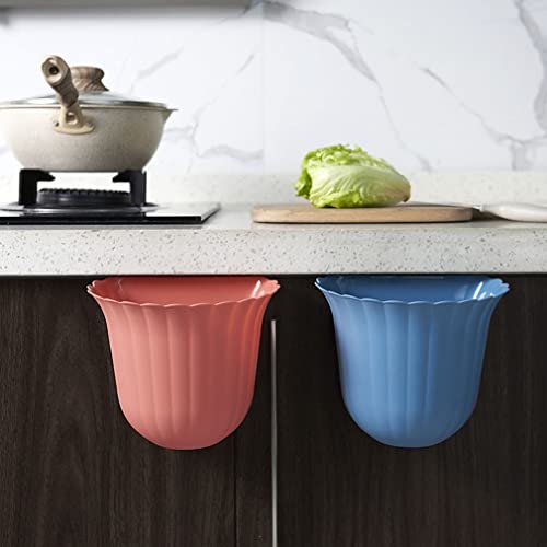 2PCS Hanging Trash Can, Wandmontierter Mülleimer für die Küche, Schranktür Hängende Mülltonne, Kleiner Küchenmülleimer, Hängender Mülleimer Küche Schrank Abfalleimer, für Küche, Badezimmer, Büro von ZUICC