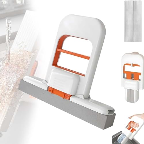 Mini Foldable Desktop Mop,Handwaschbarer Desktop Reinigungs Tragbarer Mini Mopp,Handwaschbarer Desktop-Reinigungs-Minimopp,Selbstdrückender Mini-Mop,ischplatte Abstauben Bürste Reinigungswerkzeuge von ZUICC