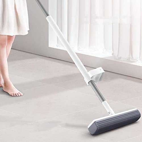 ZUICC Easy Thirsty Mop Hand-Free Magic PVA Schwamm Mop, Schwamm Wischmopp mit Auswringfunktion, PVA Saugfähig Wischmopps, Bodenwischer zum Reinigen von ZUICC