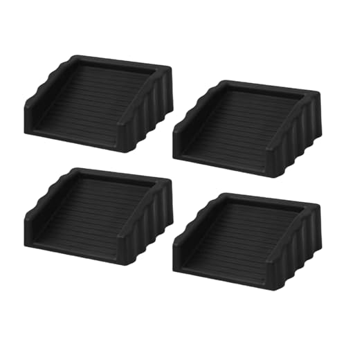 4 praktische Türstopper-Keile aus hochfesten Gummimaterialien für effektiven winddichten Widerstand, Heimtürzubehör von ZUJIABAO