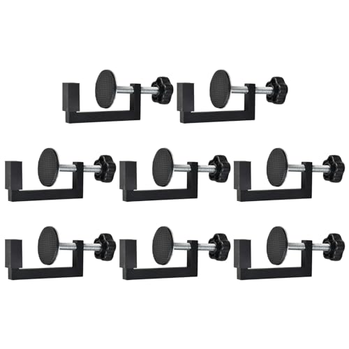 8 x C-Klemmen mit glatter Oberfläche, geeignet für sichere Befestigung in verschiedenen Anwendungen, Heimwerker, Handwerk, Holzbearbeitungswerkzeuge 8 x C-Klemmen mit glatter Oberfläche, geeignet für sichere Befestigung in verschiedenen Anwendungen, Heimwerker, Handwerk, Holzbearbeitungswerkzeuge von ZUJIABAO