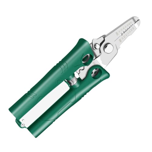 Elektriker Grade 16-in-1 Abisolierzange, Spannungen, Testfunktion, hohe Härte, Edelstahlkonstruktion, nicht isolierte elektrische Abisolierzange von ZUJIABAO