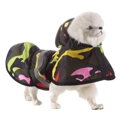 Hunde-Regenmantel für kleine Rassen, reflektierend, wasserdicht, schützende Regenjacken für Outdoor-Abenteuer und Spaziergänge mit Hundebekleidung Hunde-Regenmantel für kleine Rassen, reflektierend, wasserdicht, schützende Regenjacken für Outdoor-Abenteuer und Spaziergänge mit Hundebekleidung von ZUJIABAO