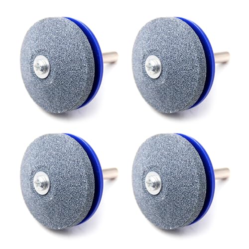 Rasenmäher-Schärfer, verbessertes Rasenmäher-Set, verschleißfest, Schärfer für Rasenmäher, Handbohrmaschine, 4 Stück Rasenmäher-Schärfer, verbessertes Rasenmäher-Set, verschleißfest, Schärfer für Rasenmäher, Handbohrmaschine, 4 Stück von ZUJIABAO