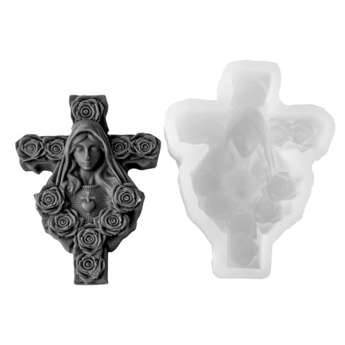 Silikonformen, Halloween-Formen, religiöses Thema, Epoxidharz, Gips, Formen, Silikon, Halloween, Duft, Gips, Gießen von ZUJIABAO