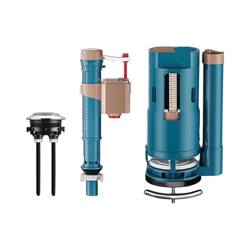 WC-Tanks Füllventile Ersatzset Einlass und Auslass Doppelspülung Füllen Wassertanks Armaturen Zwei Tasten WC Wasserauslass WC-Tanks Füllventile Ersatzset Einlass und Auslass Doppelspülung Füllen Wassertanks Armaturen Zwei Tasten WC Wasserauslass von ZUJIABAO