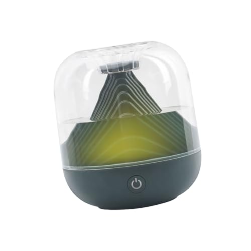 Wiederaufladbarer USB-Nebel-Luftbefeuchter mit Nachtlicht für Schlaf, große Kapazität, Aromen, Diffusor, Wohnzimmer, Schlafzimmer, Duftdiffusor, Desktop von ZUJIABAO