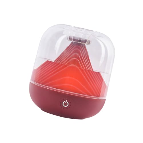 Wiederaufladbarer USB-Nebel-Luftbefeuchter mit Nachtlicht für Schlaf, große Kapazität, Aromen, Diffusor, Wohnzimmer, Schlafzimmer, Duftdiffusor, Desktop von ZUJIABAO