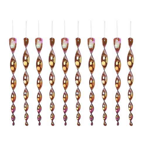 ZUJIABAO 10 x reflektierende Spiralen, Vogelschreck, Sonnenfest, visuell, dekorativ, Windspiele, Balkon und Garten, Ornamente, reflektierende Vogelschrecken von ZUJIABAO