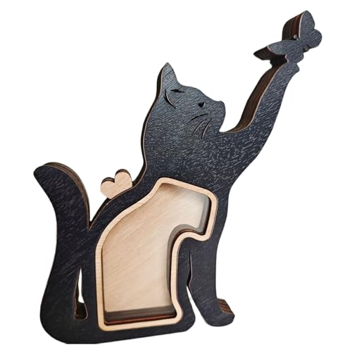 ZUJIABAO Handgefertigte Holz-Gedenkbox für Haustiere, Tierfell-Vitrine, personalisierbar, für Zuhause, Desktop-Dekoration, Geschenk, Erinnerungsgeschenk von ZUJIABAO